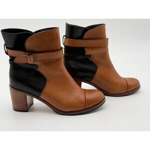 Wolverine 1000 Mile Samantha Pleet Bonny Women’s 7.5 B Leather Heel Ankle Boots